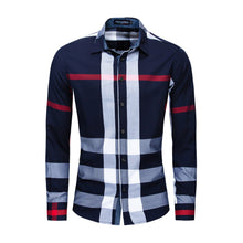 Casual Plaid Slim Fit Shirt