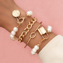 Pearls and Chain Bracelets