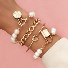 Pearls and Chain Bracelets