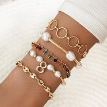 Pearls and Chain Bracelets