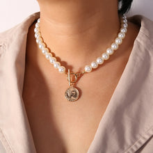 Asymmetric Lock Necklace