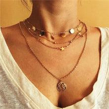Asymmetric Lock Necklace