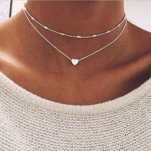 Asymmetric Lock Necklace