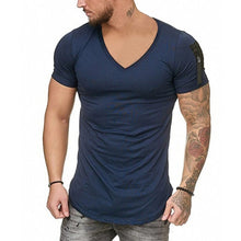 Zipper Shoulder Round-tail T-shirt