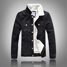 Warm winter jean jacket