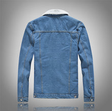 Warm winter jean jacket