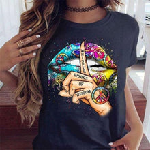 Lips Watercolor Graphic T Shirt