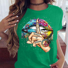 Lips Watercolor Graphic T Shirt