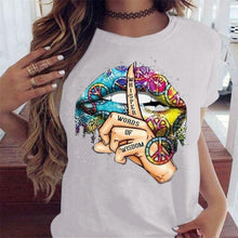 Lips Watercolor Graphic T Shirt