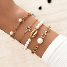 Pearls and Chain Bracelets