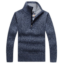Half zip turtleneck sweater ( multi color )