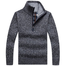 Half zip turtleneck sweater ( multi color )