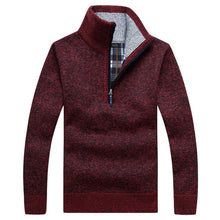 Half zip turtleneck sweater ( multi color )