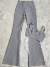 Strap Sleeveless Bustiers And Long Bell-Bottoms