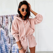 Women Set Summer O-Neck Casual Crop Top