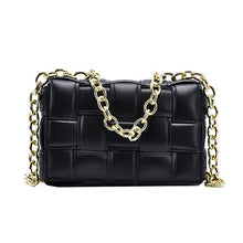 Shoulder Bags Weave Leather Flap Bag For Women