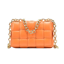 Shoulder Bags Weave Leather Flap Bag For Women