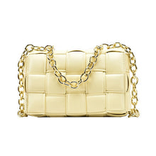 Shoulder Bags Weave Leather Flap Bag For Women