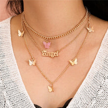 Butterfly Pendant Necklaces