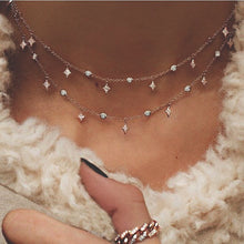 Bohemian Multi-layer Moon Star Necklace