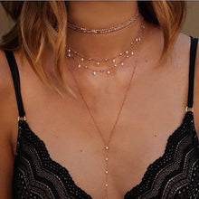 Bohemian Multi-layer Moon Star Necklace