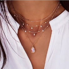 Bohemian Multi-layer Moon Star Necklace