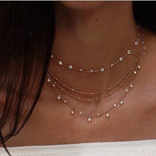 Bohemian Multi-layer Moon Star Necklace