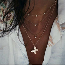 Bohemian Multi-layer Moon Star Necklace