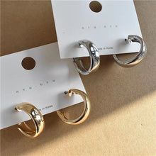 Round Medium Hoop Earrings