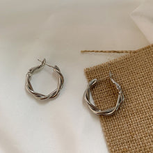 Round Medium Hoop Earrings