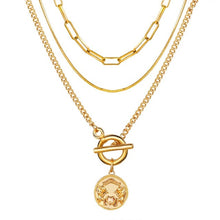 Gold Necklaces For Women Multilayer Fashion Pearl Pendants