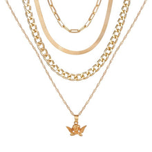 Gold Necklaces For Women Multilayer Fashion Pearl Pendants