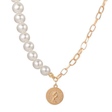 Gold Necklaces For Women Multilayer Fashion Pearl Pendants
