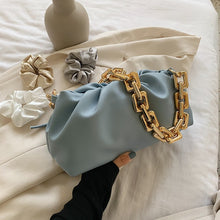 Solid Color Pleated Tote Handbag