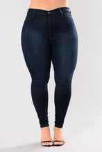 Plus Size Jeans High Waist Stretch