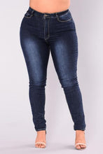Plus Size Jeans High Waist Stretch