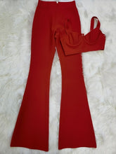Strap Sleeveless Bustiers And Long Bell-Bottoms