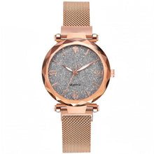 Rose Gold Women Watch Luxury Magnetic Strip