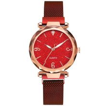 Rose Gold Women Watch Luxury Magnetic Strip