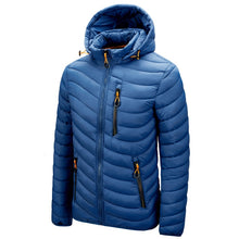 Blue fitted bubble coat (Waterproof)