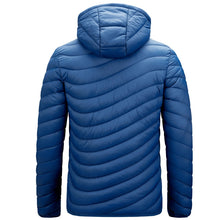 Blue fitted bubble coat (Waterproof)