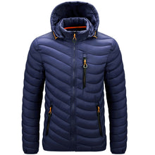 Blue fitted bubble coat (Waterproof)