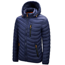 Blue fitted bubble coat (Waterproof)