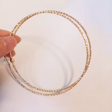 Big Hoop Earrings Shiny Starry Large Circle Earrings for Women