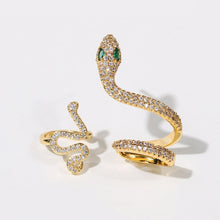 New set clip on earrings ear cuffs for women gold color snake