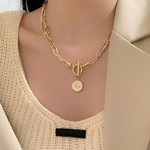 Asymmetric Lock Necklace