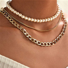 Asymmetric Lock Necklace