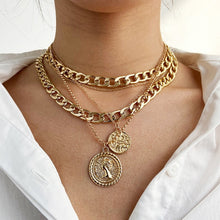 Asymmetric Lock Necklace