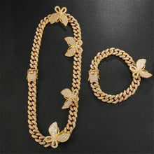Full Miami Curb Cuban Chain CZ Bling Rapper Necklaces For Men Jewelry