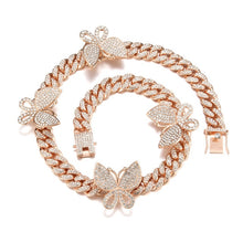 Full Miami Curb Cuban Chain CZ Bling Rapper Necklaces For Men Jewelry